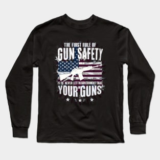 Second Amendment Gun Rights Patriotic Long Sleeve T-Shirt